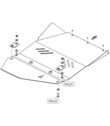 PLANCHAS PROTECCION DE CARTER SHERIFF