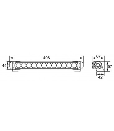 BARRA LUMINICA LED HELLA