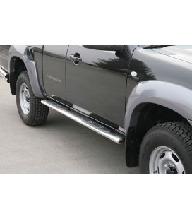 ESTRIBERAS EN TUBO INOX OVAL