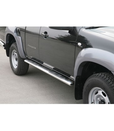 ESTRIBERAS EN TUBO INOX OVAL