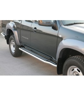 ESTRIBERAS EN TUBO INOX PLATAFORMA