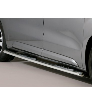 ESTRIBERAS EN TUBO INOX OVAL