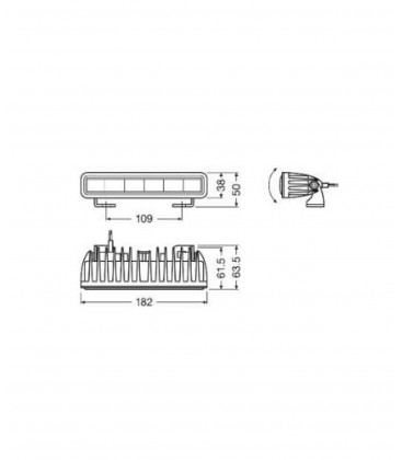 BARRA DE LED OSRAM 7"