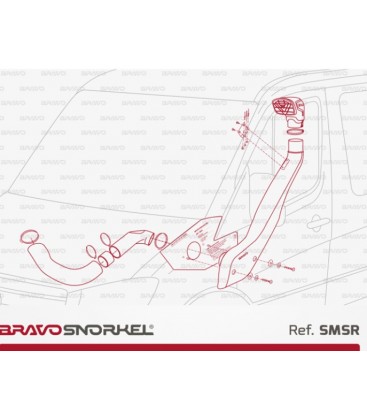SNORKEL TOYOTA LAND CRUISER 120