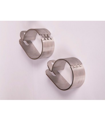 Soporte Faros para tubo de Ø70mm (2 unidades) - inox