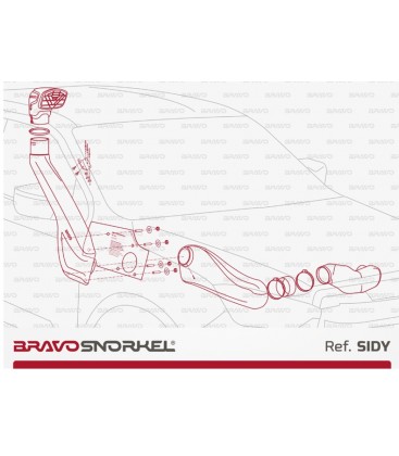 SNORKEL TOYOTA LAND CRUISER 120