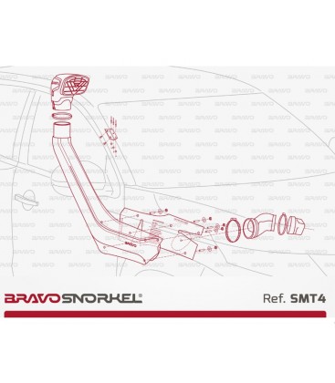 SNORKEL TOYOTA LAND CRUISER 120