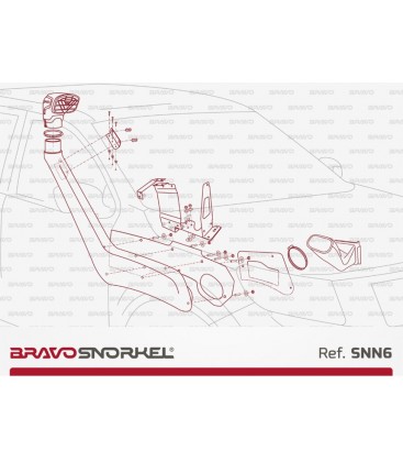 SNORKEL NISSAN NAVARA np300
