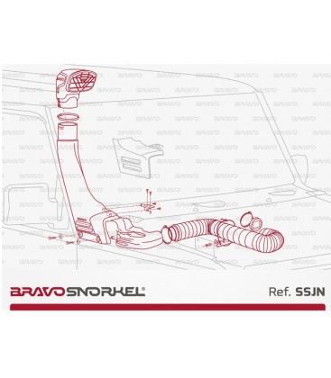 SNORKEL BRAVO SUZUKI JIMNY