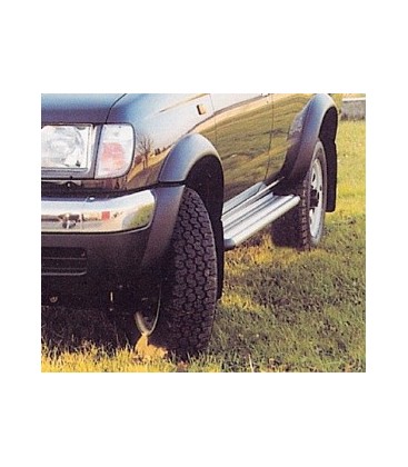 Conjunto estribos aluminio reforzados S-1, (Xtra.Cabina + Simple Cabina)