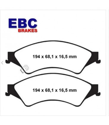 PASTILLAS DE FRENO EBC RANGER T9