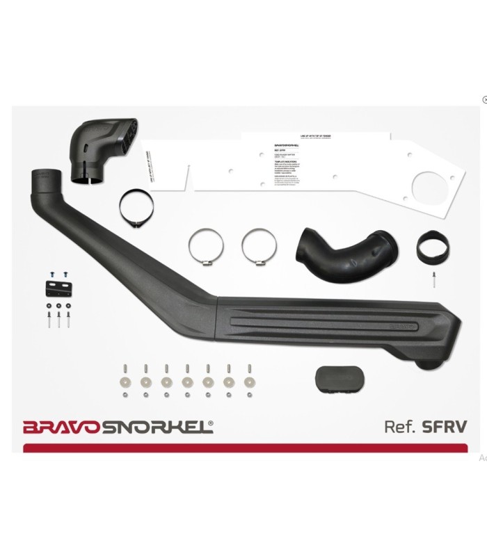 Snorkel BRAVO toma de aire elevada de PICK UP de Ford Ranger T9 RAPTOR