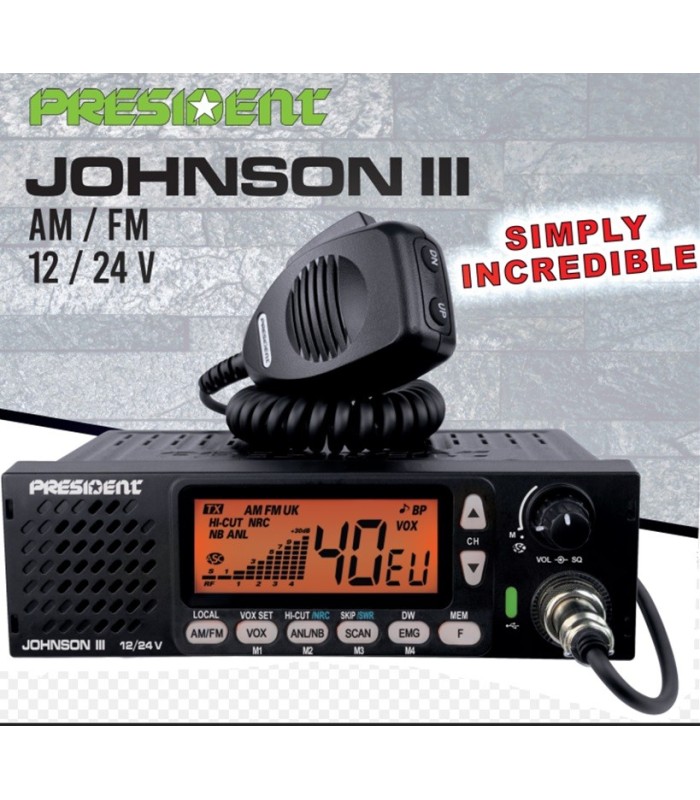 Emisora de radio Cb President  Johnson II