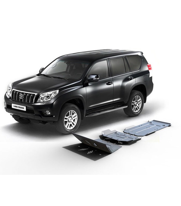 Planchas de proteccion de aluminio de carter RIVAL  de Toyota Land Cruiser 150
