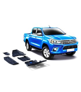 Kit  2 Planchas de proteccion  de acero   RIVAL  de Toyota Hilux