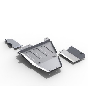 Planchas de proteccion de aluminio 6mm para transfer RIVAL  de Toyota Hilux