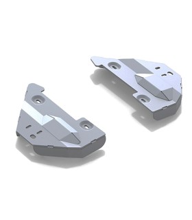 Planchas de proteccion de aluminio 4mm para brazos de suspension RIVAL  de Toyota Hilux
