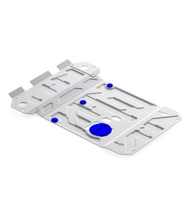 Planchas de proteccion de aluminio 4mm para carter  RIVAL  de Suzuki Grand Vitara