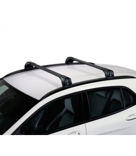 barras de techo Cruz Airo Fuse negras para citroen berlingo y Peugeot Rifter