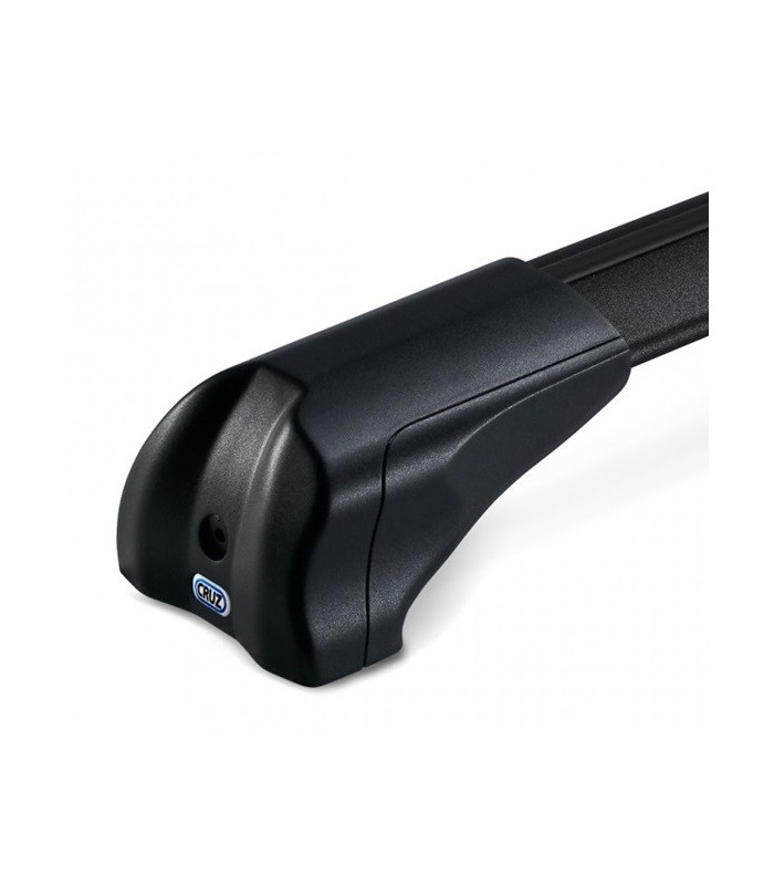 barras de techo Cruz Airo Fuse negras para citroen berlingo y Peugeot Rifter