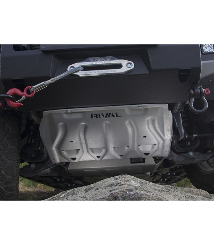 Planchas RIVAL de proteccion protector frontal en aluminio de 4mm de Ford Ranger