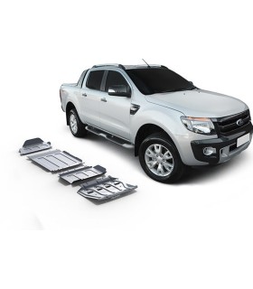 Planchas RIVAL de proteccion protector de aluminio 4mm  de Ford Ranger