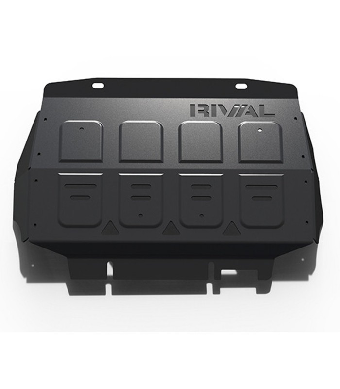 Planchas RIVAL de proteccion protector frontal en acero de 3mm de Ford Ranger