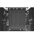 Planchas RIVAL de proteccion protector caja cambios en acero de 3mm de Ford Ranger