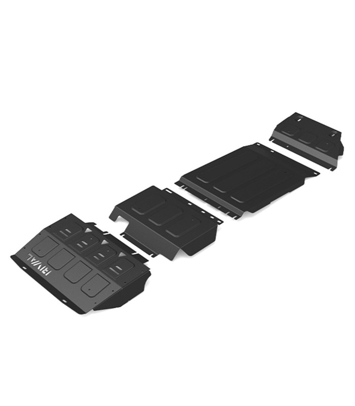 Planchas RIVAL de proteccion protector de acero 3mm  de Ford Ranger