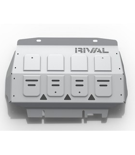 Planchas RIVAL de proteccion protector frontal en aluminio de 6mm de Ford Ranger