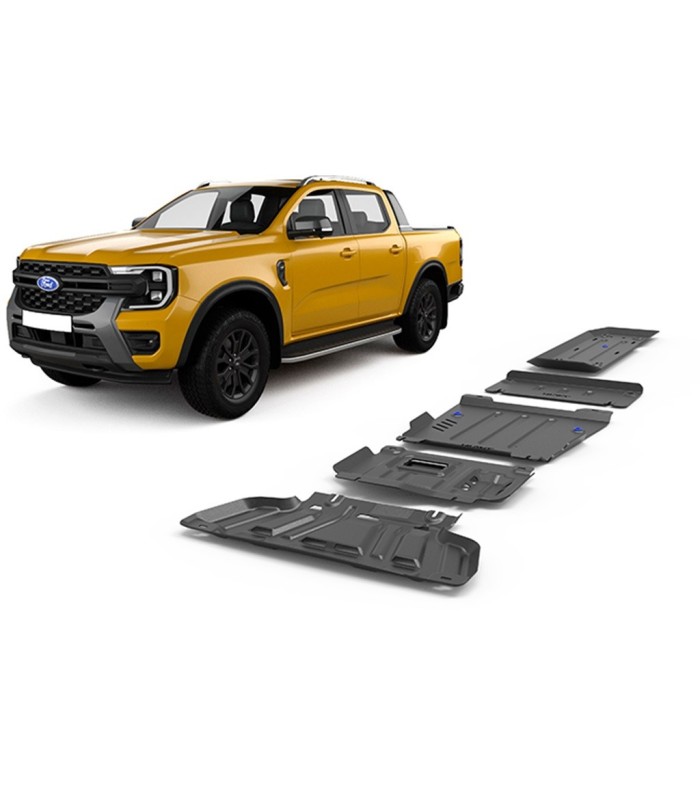 Protectores de bajos RIVAL en acero 3mm  Ford Ranger T9