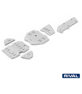Protector de bajos RIVAL en aluminio de 6mm  para Toyota Land Cruiser 250