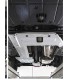 Planchas de proteccion de aluminio 3mm de tubos deposito RIVAL  de Dacia Duster