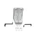 Planchas de proteccion de aluminio 3mm de  diferencial RIVAL  de Dacia Duster