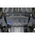 Planchas de protector de acero 3mm de  carter RIVAL  para Nissan Navara Np300