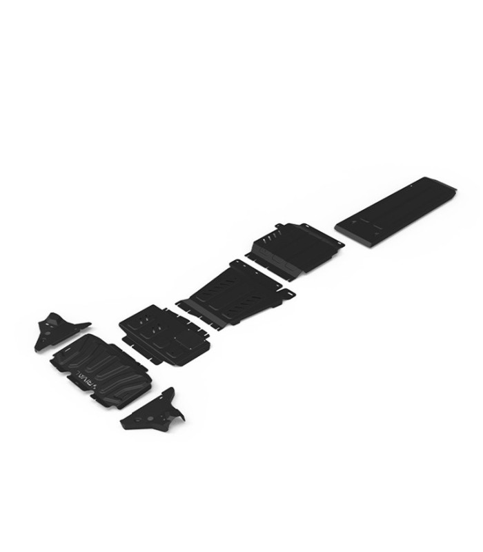 Planchas de protectores de acero 3mm RIVAL  para Nissan Navara Np300 D23