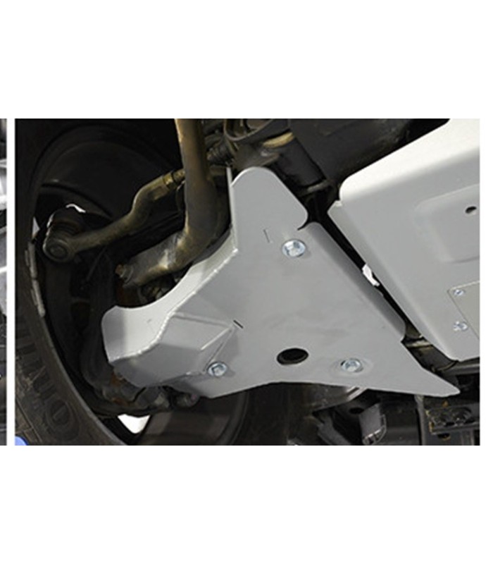 Planchas de protector de aluminio de 6mm de brazos suspension RIVAL  para Nissan Navara Np300