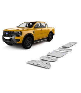 Protectores de bajos RIVAL en aluminio de 4mm  Ford Ranger T9