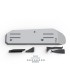 Planchas de proteccion deposito en aluminio RIVAL  de Toyota Land Cruiser 150
