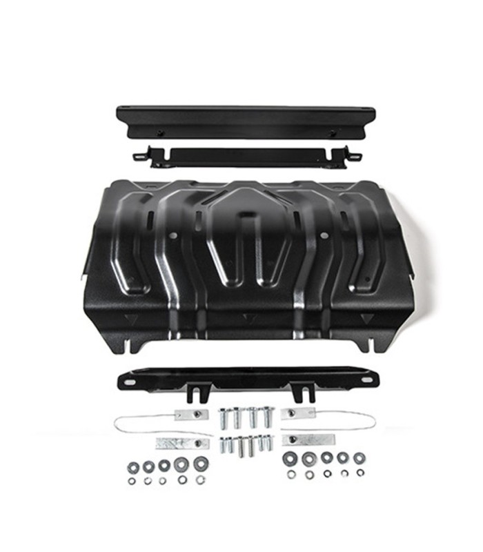Planchas - protector frontal de acero  RIVAL para Mitsubishi L200