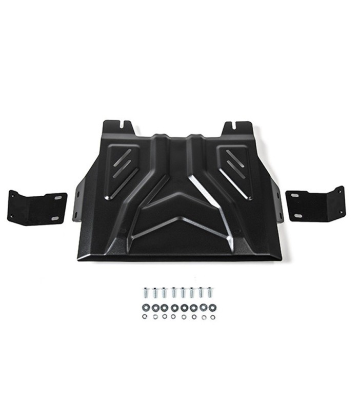 Planchas - protector caja transfer de acero  RIVAL para Mitsubishi L200