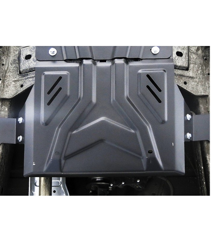 Planchas - protector caja transfer de acero  RIVAL para Mitsubishi L200