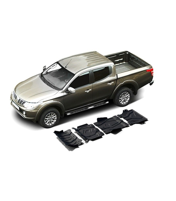 Planchas - protectores  de acero  RIVAL para Mitsubishi L200