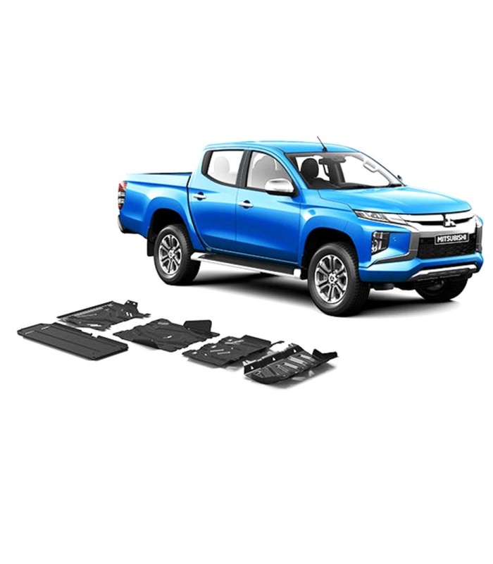 Plancha - protectores  de acero  RIVAL para Mitsubishi L200