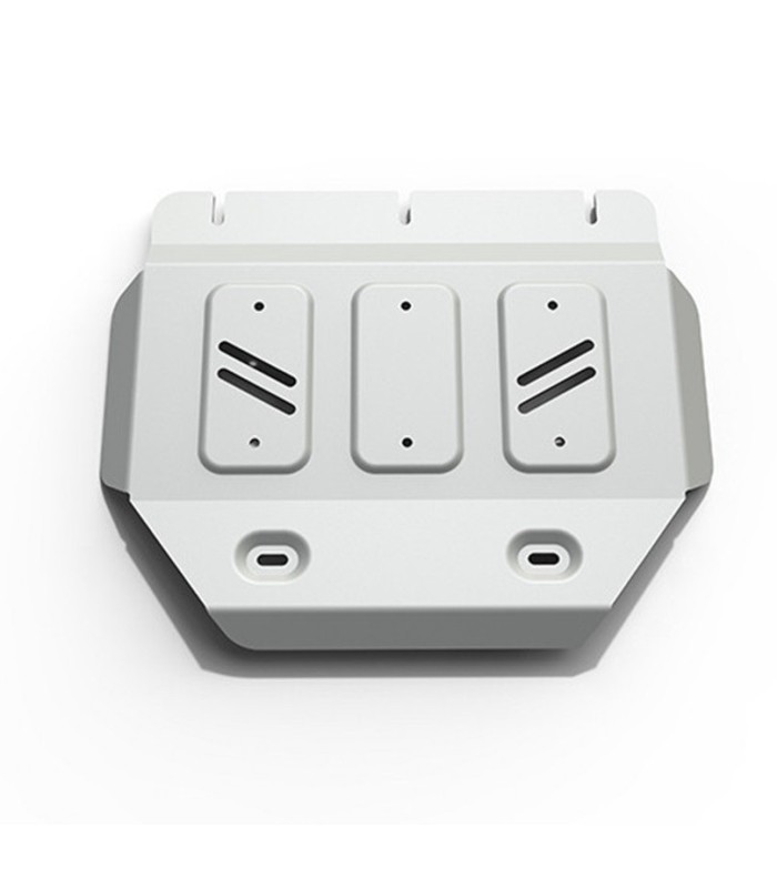 Planchas - protector caja transfer de aluminio de 4mm  RIVAL para Mitsubishi L200 Triton
