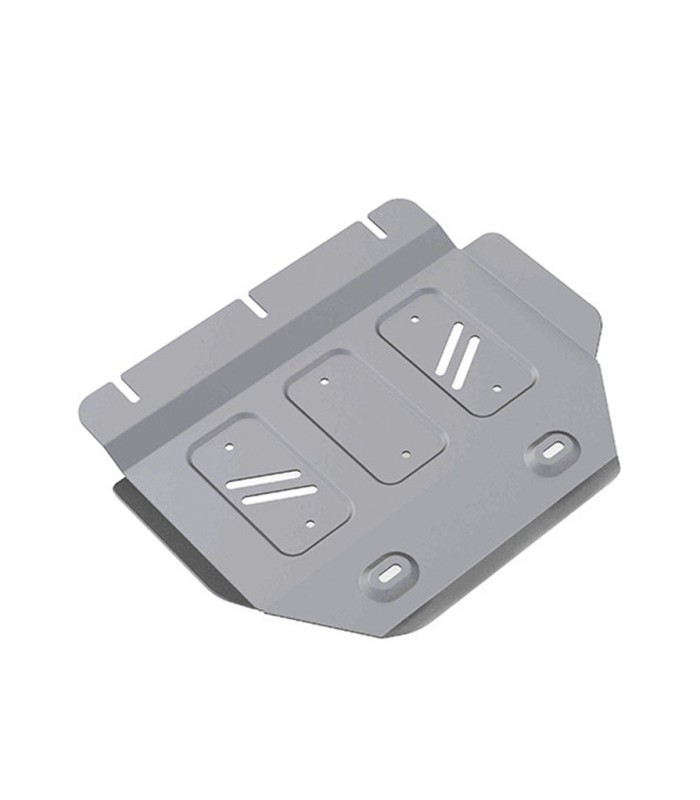 Planchas - protector caja transfer de aluminio de 4mm  RIVAL para Mitsubishi L200 Triton