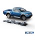 Planchas - protectores de aluminio de 4mm  RIVAL para Mitsubishi L200 triton