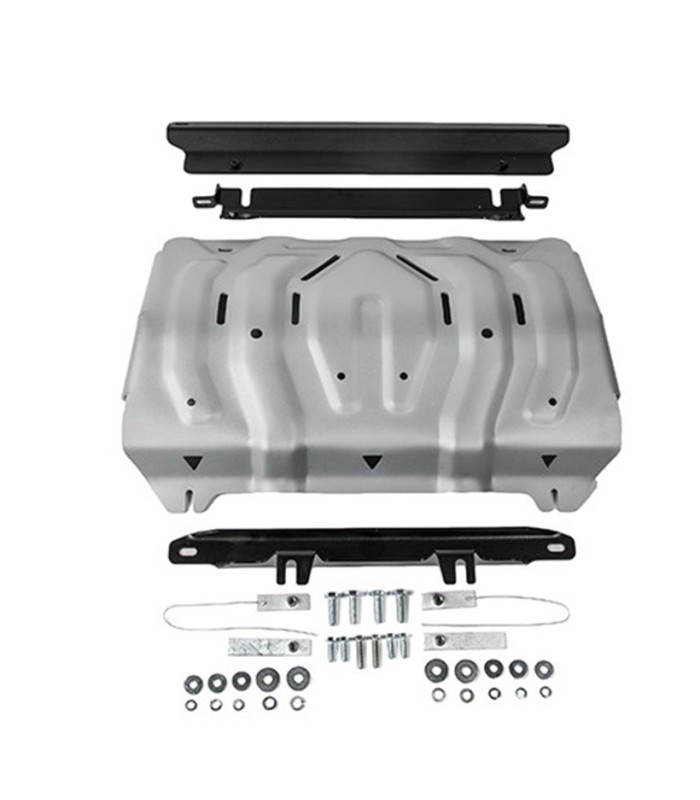 Planchas - protector frontal de aluminio 4mm  RIVAL para Mitsubishi L200