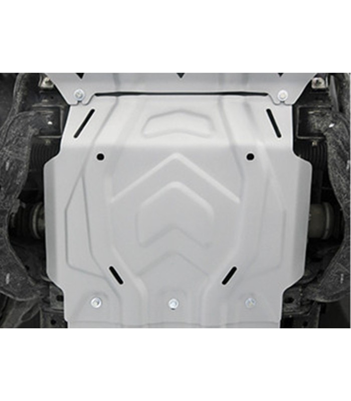 Plancha - protector carter de aluminio 4mm  RIVAL para Mitsubishi L200