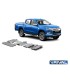 Planchas - protectores de aluminio de 4mm  RIVAL para Mitsubishi L200 Pick up